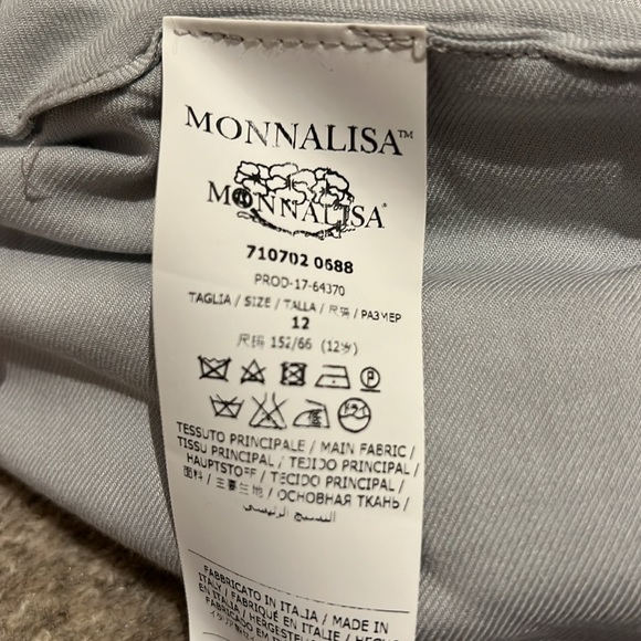 MONNALISA couture skirt size 12 (kids size) NWT - Picture 11 of 11